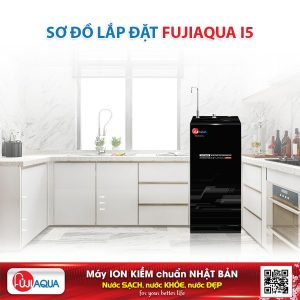 Sơ đồ lắp đặt máy lọc nước ion kiềm UltraRO Fuji Aqua i5