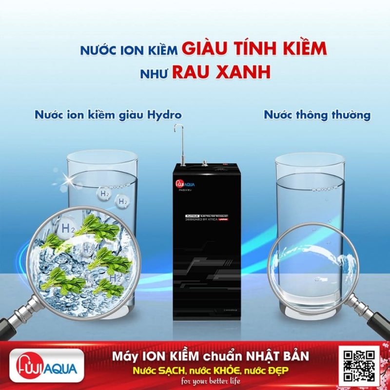 Máy lọc nước ion kiềm UltraRO Fuji Aqua i5