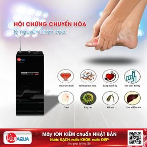 Nước ion kiềm hỗ trợ chống rối loạn chuyển hóa