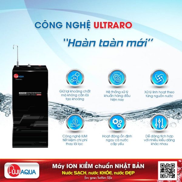 Công nghệ UltraRO nhiều ưu điểm của Fuji Nhật