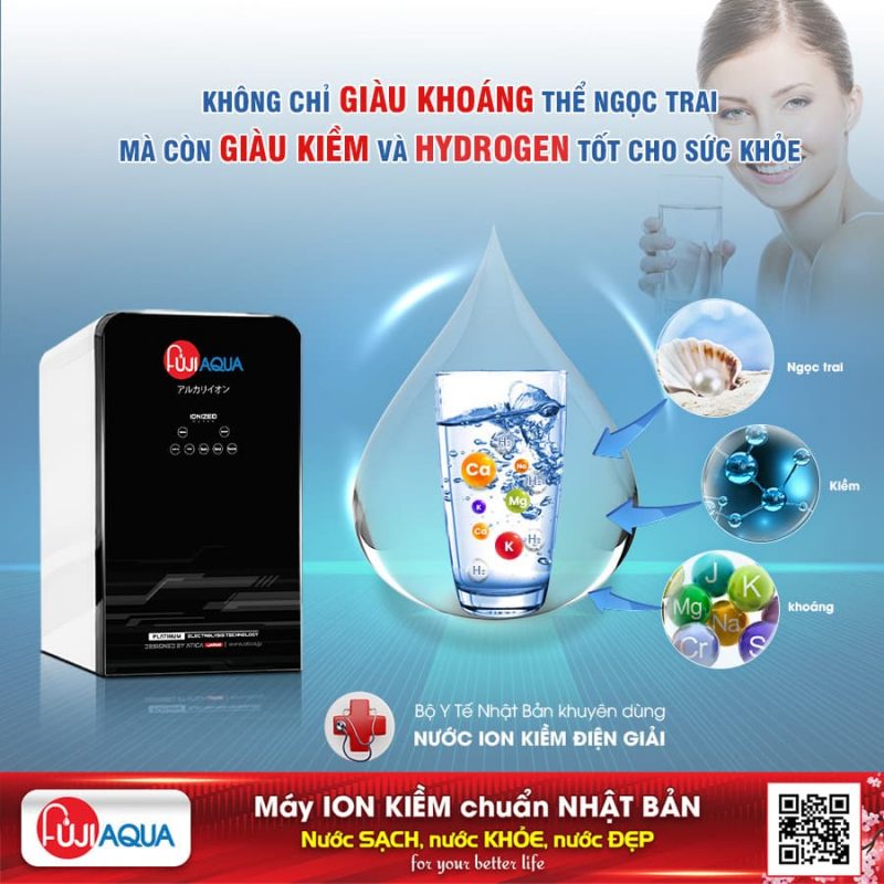 Máy lọc nước ion kiềm ultraRO Fuji Aqua i8