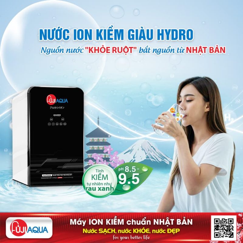 Máy lọc nước ion kiềm ultraRO Fuji Aqua i8
