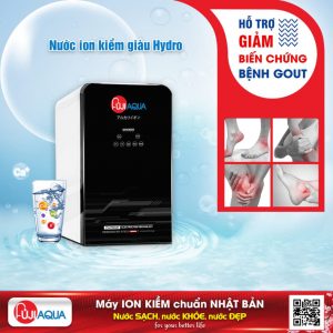 Nước kiềm chuẩn giúp giảm gout