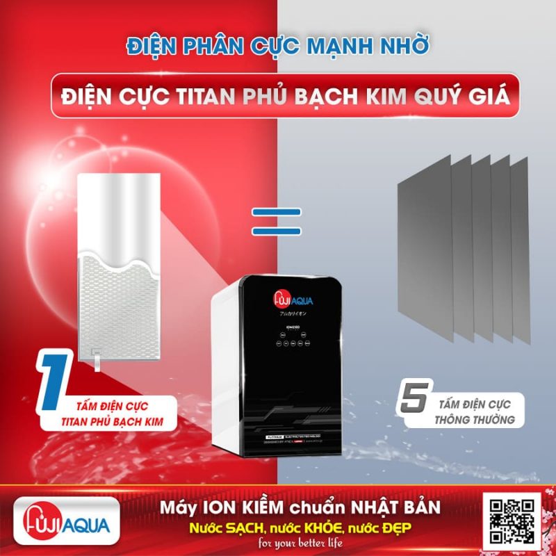 Máy lọc nước ion kiềm ultraRO Fuji Aqua i8