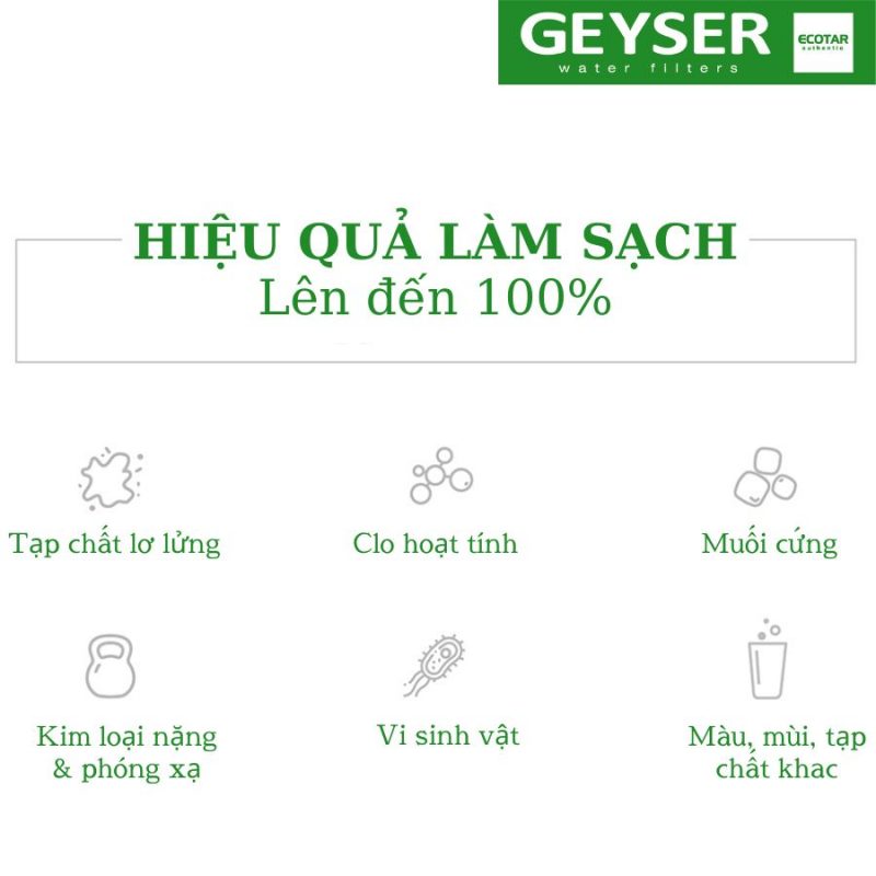 Máy lọc nước chuẩn khoáng Geyser Ecotar 9 Smart - Nhập khẩu nguyên chiếc từ châu Âu