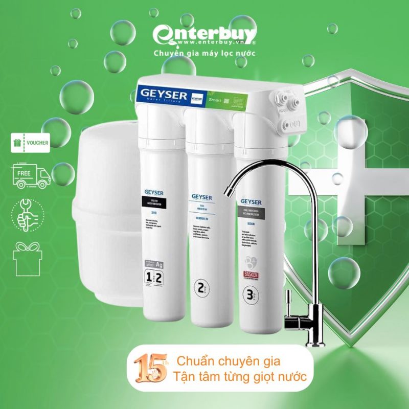 Máy lọc nước RO Geyser Ecotar 5 Smart - Nhập khẩu nguyên chiếc từ châu Âu