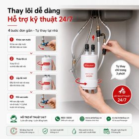 Thiết bị lọc nước dưới bồn rửa Mitsubishi Cleansui EU101
