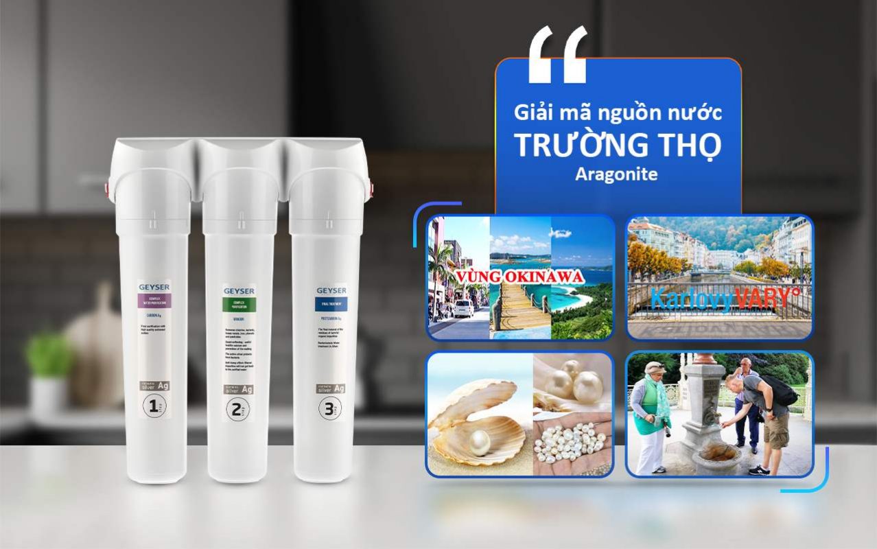 Máy lọc nước chuẩn khoáng Geyser Ecotar 4 Smart - Nhập khẩu nguyên chiếc từ châu Âu
