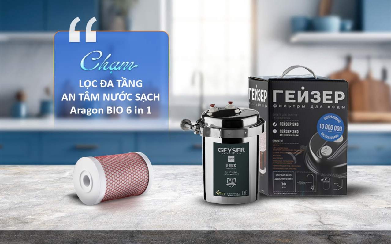 Máy lọc nước chuẩn khoáng Geyser Ecotar Lux - Nhập khẩu nguyên chiếc từ châu Âu