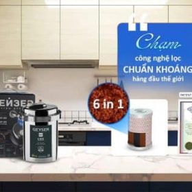 Máy lọc nước chuẩn khoáng Geyser Ecotar Lux - Nhập khẩu nguyên chiếc từ châu Âu