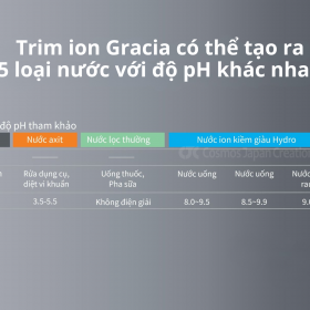 Máy điện giải ion kiềm Trimion Gracia