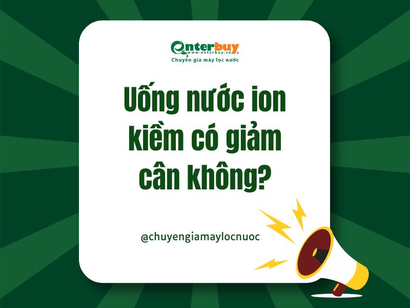 Uống nước ion kiềm có giảm cân không?