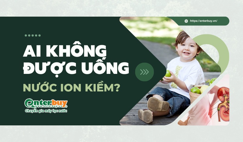 Ai không được uống nước ion kiềm