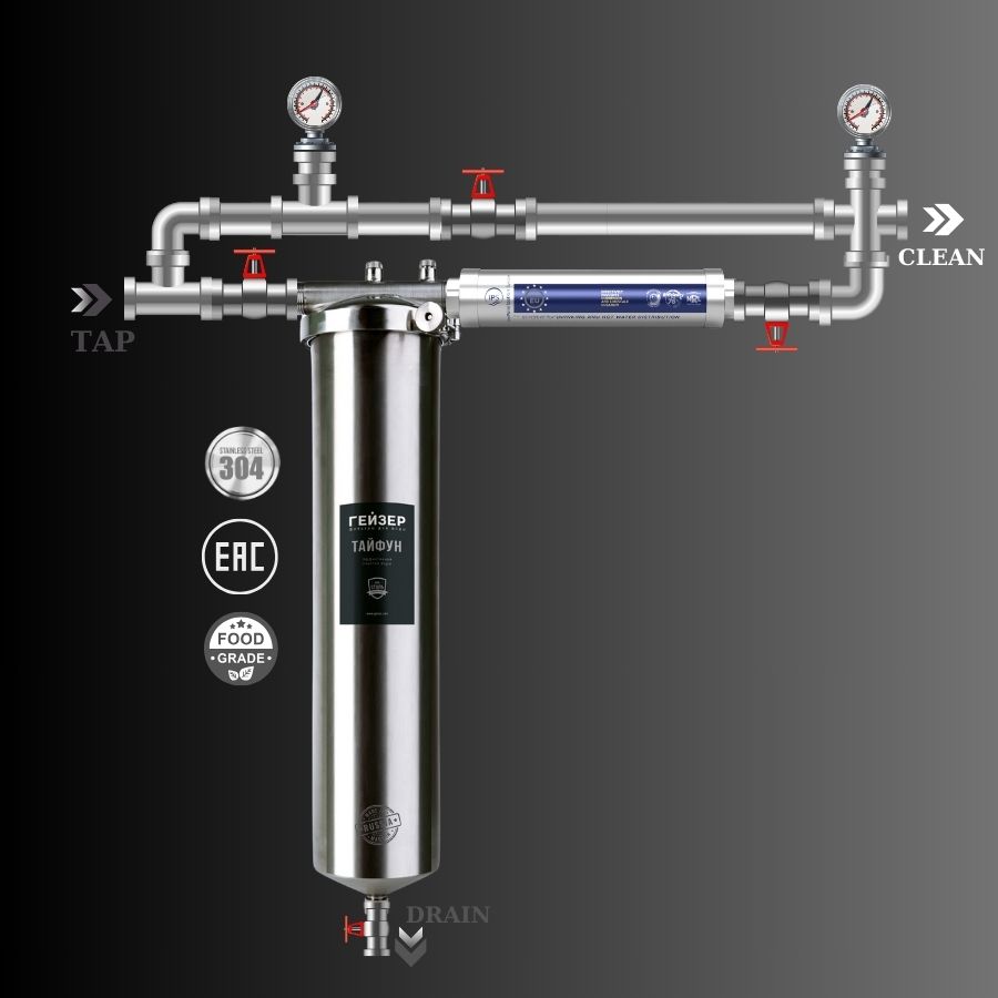 Hệ thống lọc nước tổng đầu nguồn Geyser Ecotar 1F1A