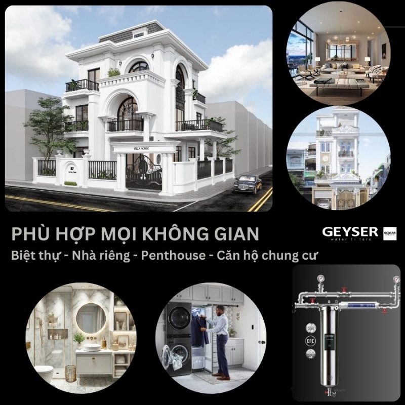 Lọc tổng đầu nguồn Geyser Ecotar 1F1A