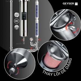 Hệ thống lọc nước tổng đầu nguồn Geyser Ecotar 1F2A