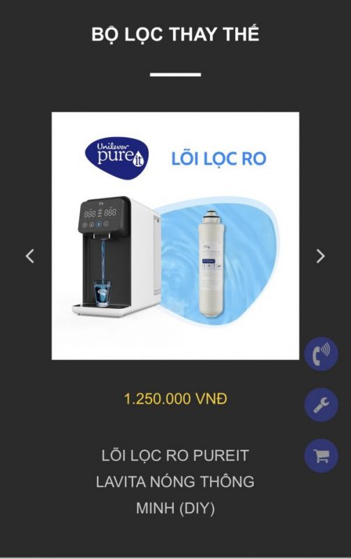 Máy lọc nước nóng lạnh PUREIT LAVITA CR5240