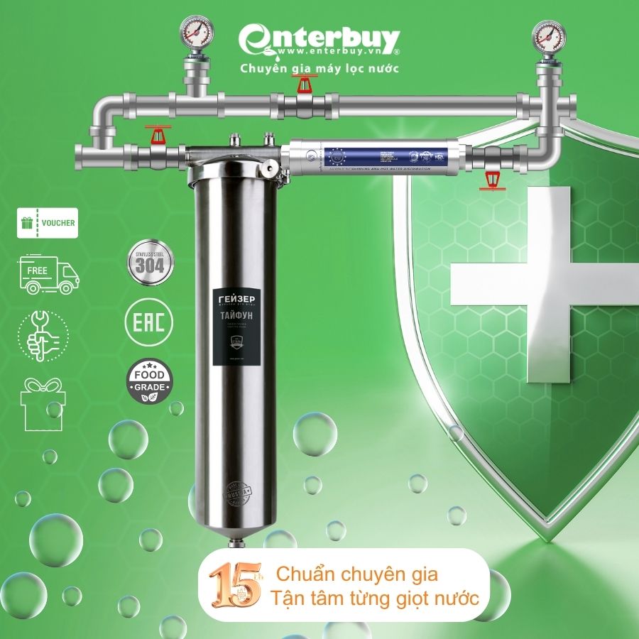 Lọc tổng đầu nguồn Geyser Ecotar 1F1A