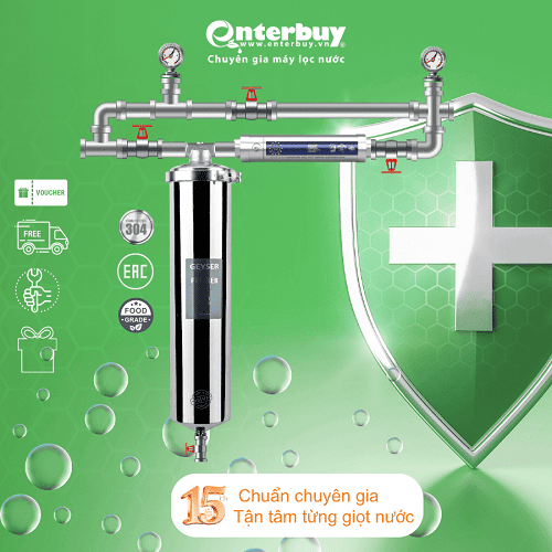 Lọc tổng đầu nguồn Geyser Ecotar 1F1A