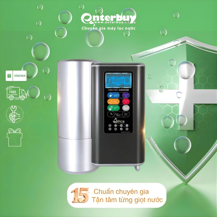 Máy lọc nước ion kiềm Siêu Điện Phân Atica SUPER MHW-H7(V)