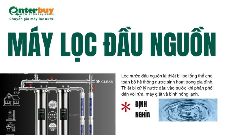 Định nghĩa máy lọc nước đầu nguồn