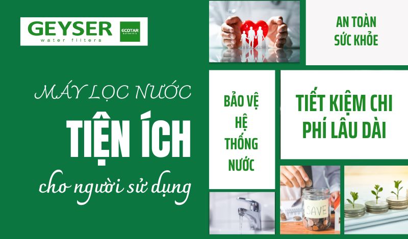 Máy lọc nước đầu nguồn mang lại nhiều lợi ích