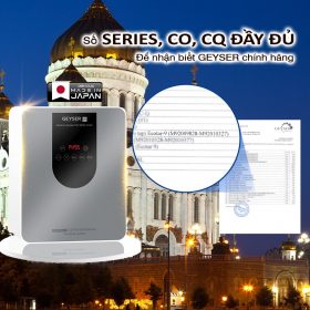Máy lọc nước ion kiềm giàu hydro Geyser Ecotar 9 Pro