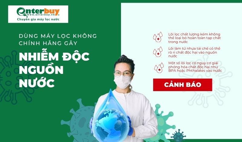 Rủi ro khi dùng máy lọc nước trôi nổi trên thị trường