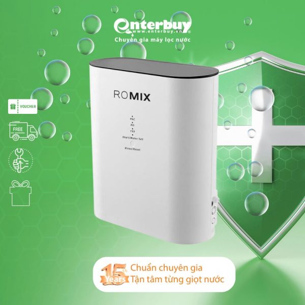 Bộ tiền xử lý cho máy lọc nước ion kiềm ROMIX 800G