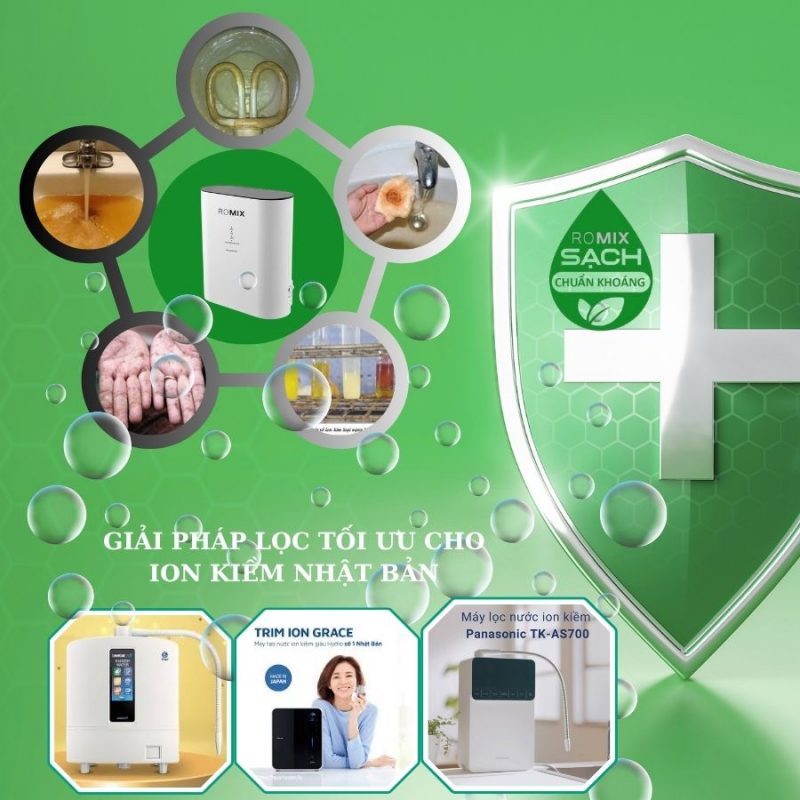 Giải pháp chống bám cặn điện cực máy ion kiềm số 1 hiện nay