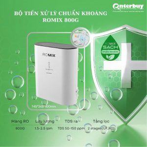 Bộ tiền xử lý cho máy lọc nước ion kiềm ROMIX 800G