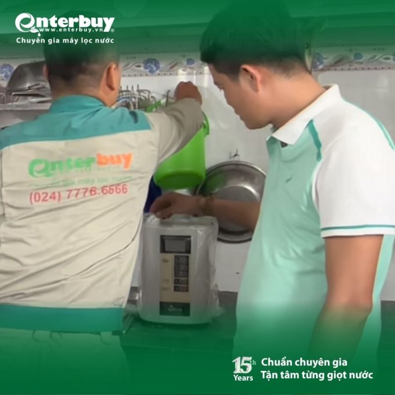 Enterbuy chỉ cung cấp máy lọc nước ion kiềm chính hãng điện phân chuẩn Nhật