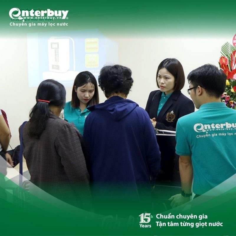 Tư vấn máy lọc nước chuẩn chuyên gia tại Enterbuy