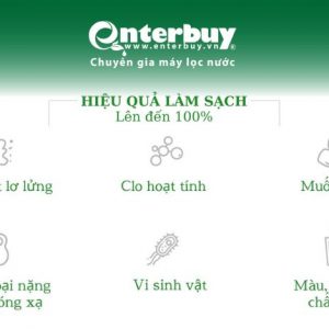 Hiệu quả lọc tạp chất tối ưu, lên đến 100%