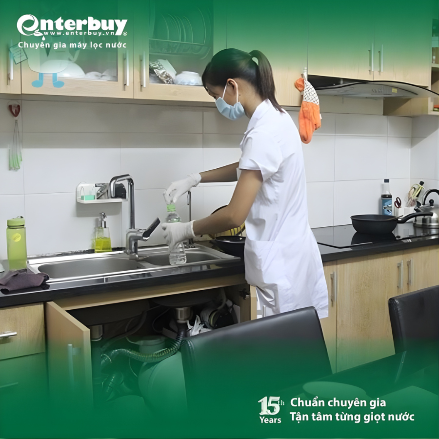 Dịch vụ máy lọc nước chuẩn chuyên gia của Enterbuy