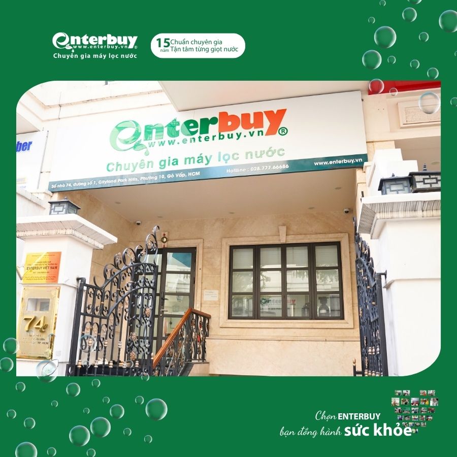 Mua máy lọc nước chính hãng tại showroom của Enterbuy