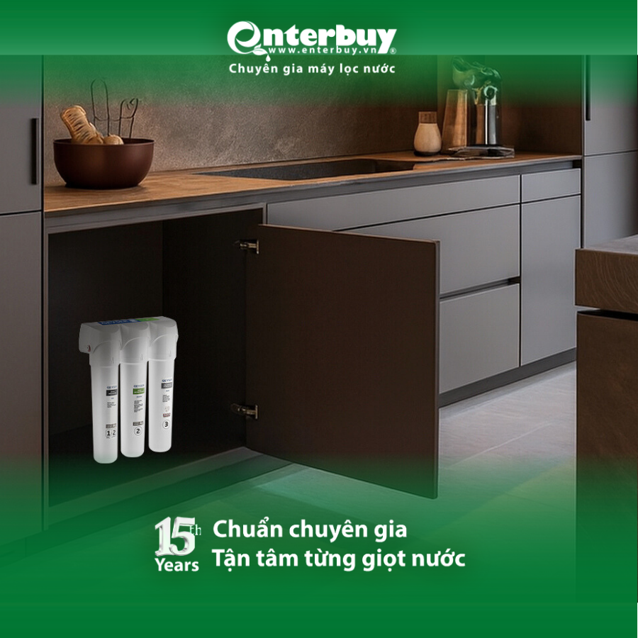 Máy lọc nước âm tủ Geyser Ecotar 4 Smart