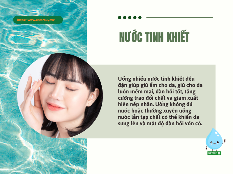 Ưu điểm vượt trội của nước tinh khiết