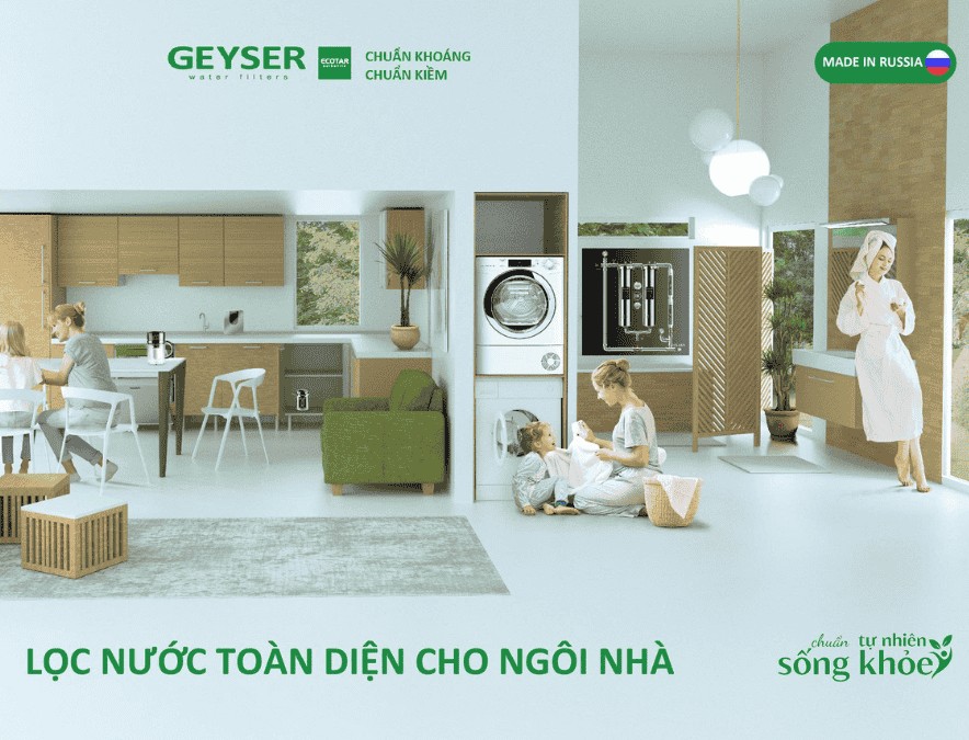 Lọc nước toàn diện cho gia đình Việt