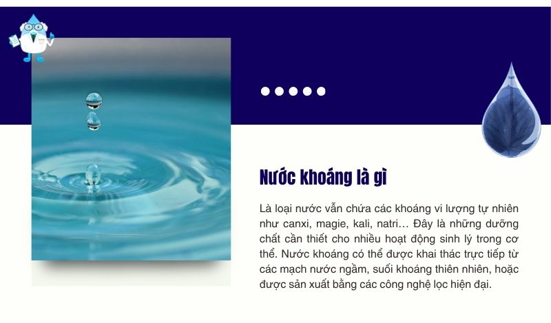 Nước khoáng là gì?