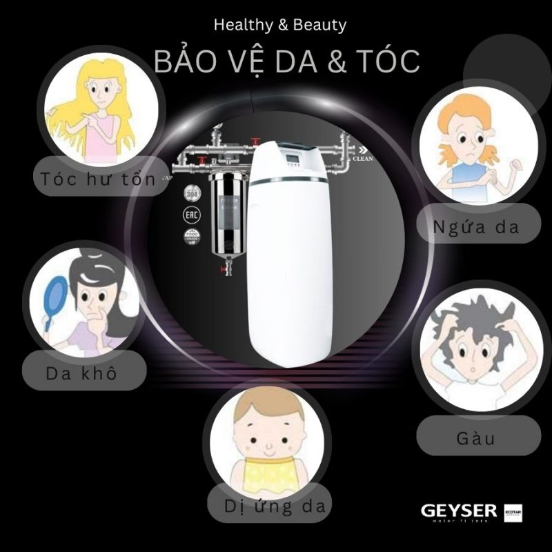 Hệ thống lọc nước tổng đầu nguồn làm mềm nước Geyser Ecotar 1F10S