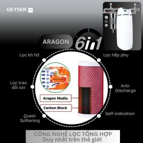 Hệ thống lọc nước tổng đầu nguồn làm mềm nước Geyser Ecotar 1F10S