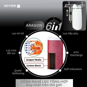 Hệ thống lọc nước tổng đầu nguồn làm mềm nước Geyser Ecotar 1F20S