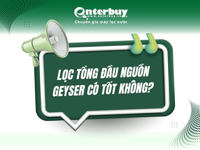 Lọc tổng đầu nguồn Geyser có tốt không? Cách chọn đúng cho gia đình