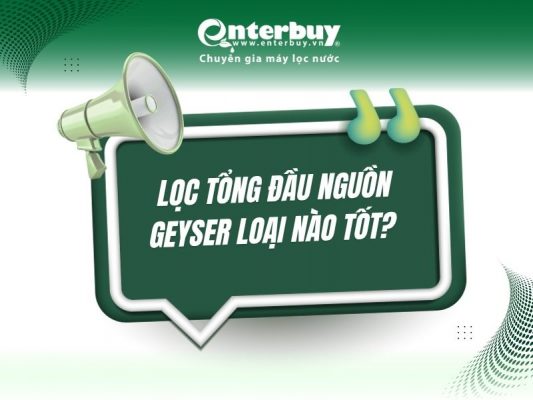 Lọc tổng đầu nguồn Geyser loại nào tốt?