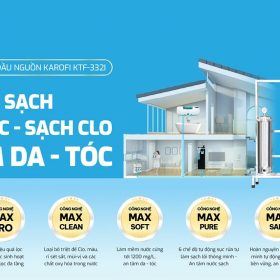 Máy lọc nước tổng đầu nguồn Karofi KTF - 332