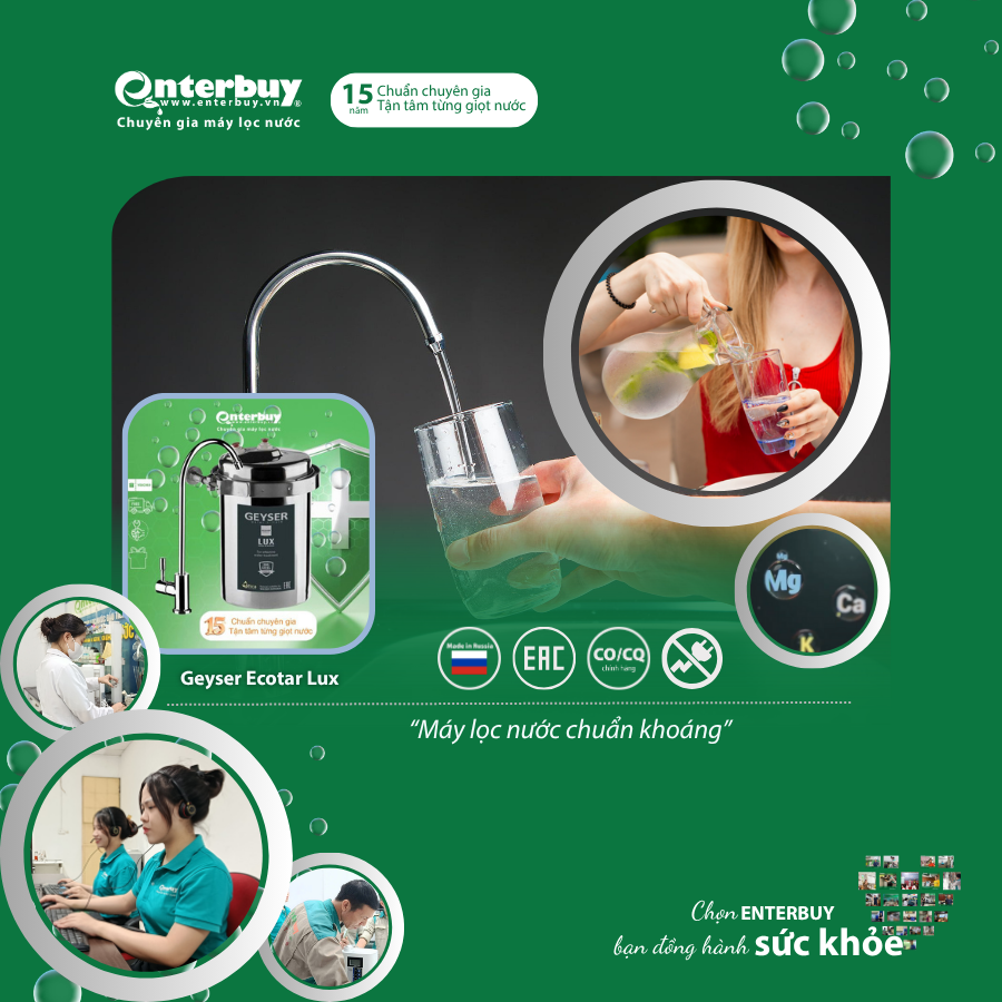 Chọn máy lọc nước có chỉ số TDS phù hợp