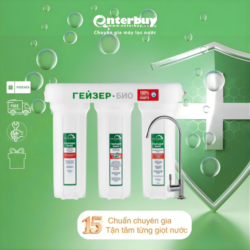 Máy lọc nước nano Geyser Ecotar Bio 3 – Máy lọc nước nano nhập khẩu