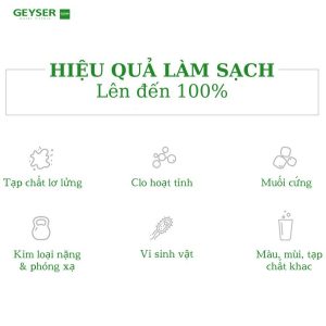 Hiệu quả làm sạch vượt trội của Geyser Ecotar Classic Hard