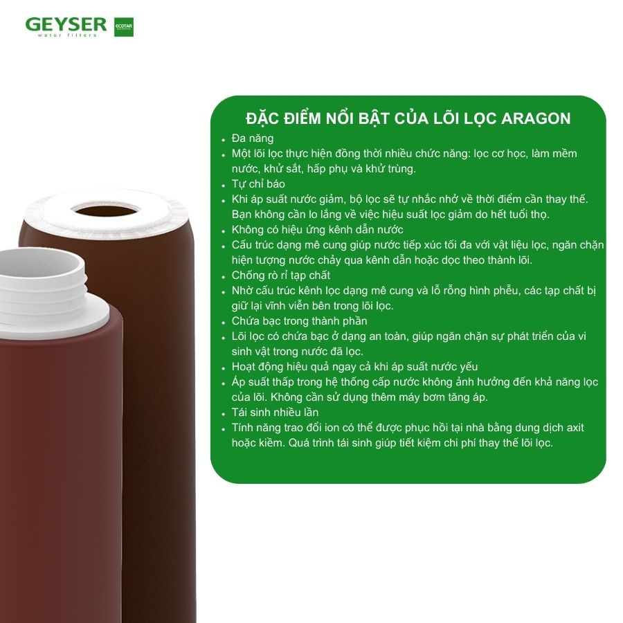 Công nghệ Aragon với nhiều ưu điểm nổi bật, hiệu quả vượt trội